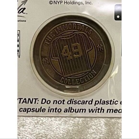 Yankees THE IMMORTALS  Medallon collection - Picture 8 of 8